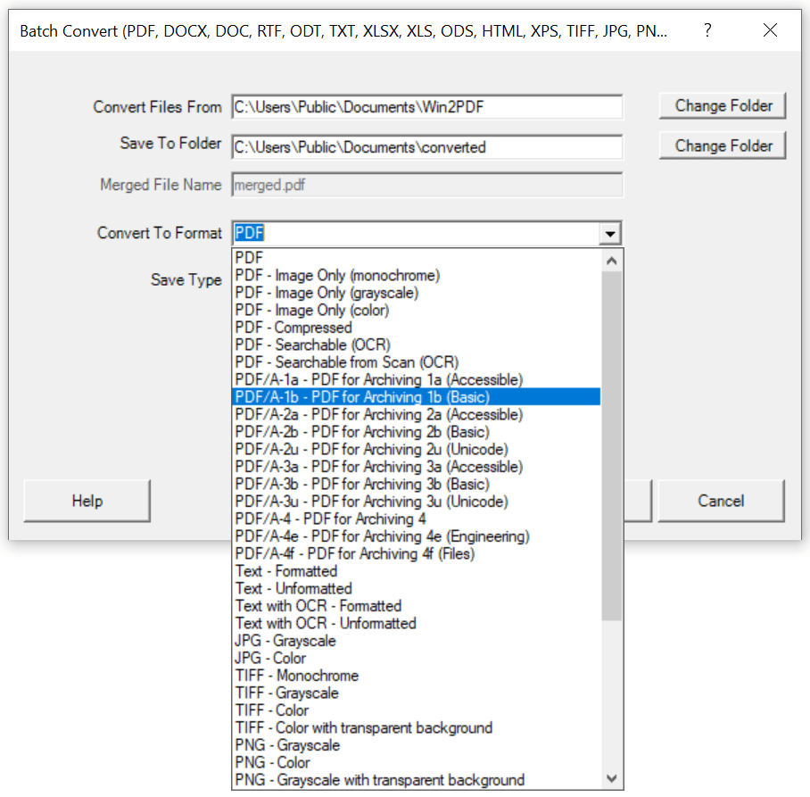 Win2PDF Desktop - Batch Convert PDF to PDF/A Win2PDF Desktop - Batch Convert PDF to PDF/A